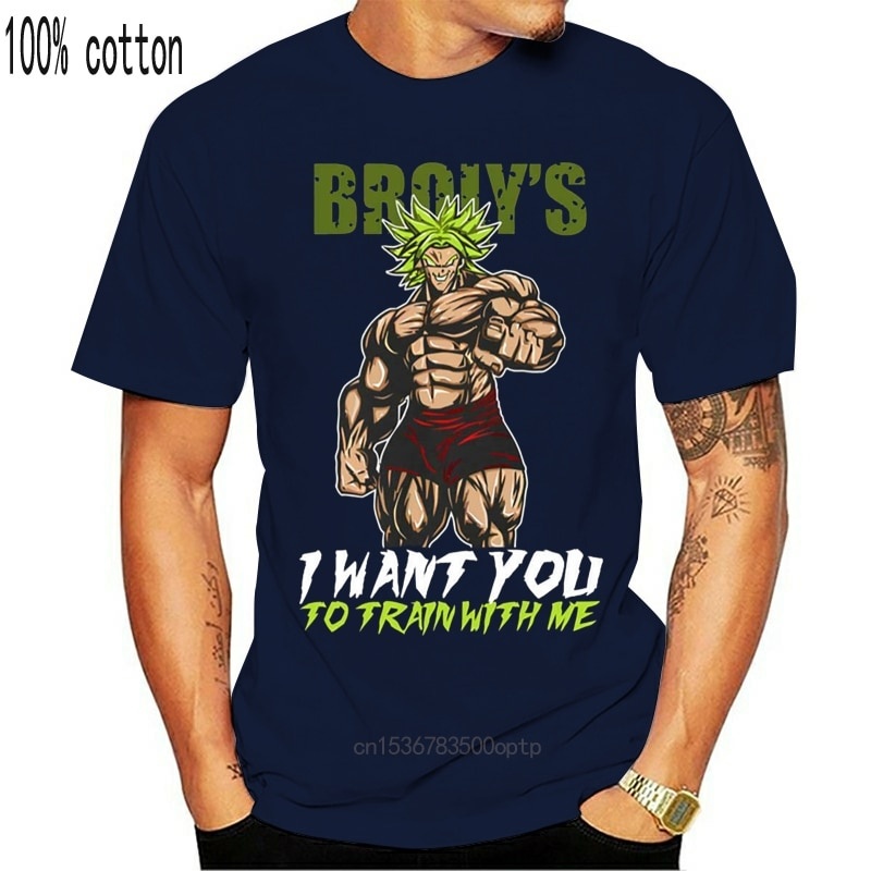 Broly เสื้อยืดขอบคุณรถไฟ Me Mens Tee เสื้อแขนสั้น S-3Xl เสื้อยืดขนาดใหญ่
