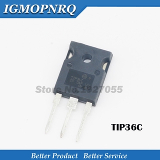 ท่อดาร์ลิงตัน Ic Tip36C To-247 Tip36 To-3P 25 A 100 V N Channel 10 ชิ้น