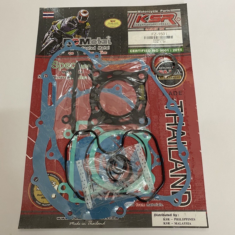 FCCI KSR GASKET OVERHUAL COMPLETE SET FZ150 i/ SRL115Z/ SRL115 FI