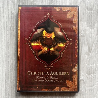 💿DVD คอนเสิร์ตการแสดงสด Christina Aguilera ชุด Back To Basics - Live And Down Under แผ่นแท้มือสอง สภาพดีมาก