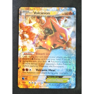 Volcanion EX 26/114 โวลเคเนี่ยน Pokemon Card Vivid Series ภาษาอังกฤษ