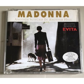 ซีดีซิงเกิ้ล ลิขสิทธิ์ มือ 2 สภาพดี...499 บาท “Madonna” ซิงเกิ้ล "Another Suitcase in Another Hall"*แผ่นMade in Germany*