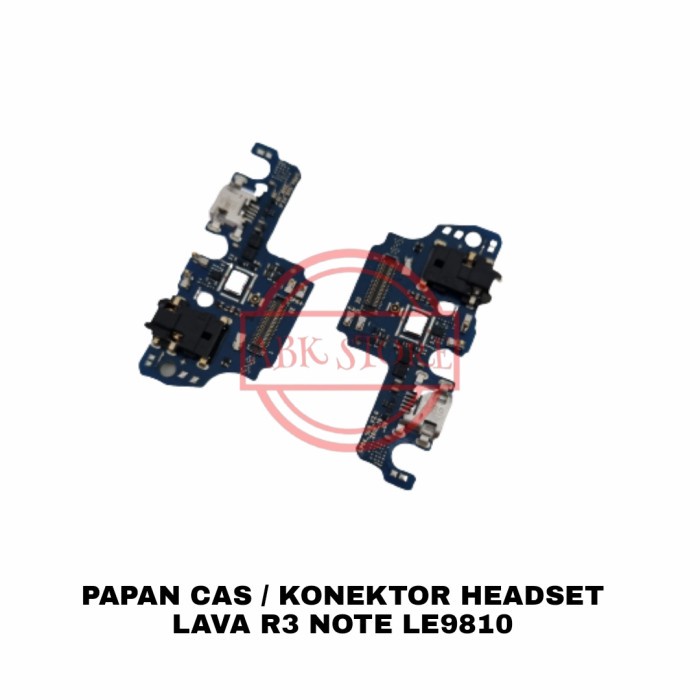 Cas BOARD - UI BOARD CHARGER PCB HEADSET เชื่อมต่อ LAVA R3 NOTE LE9810