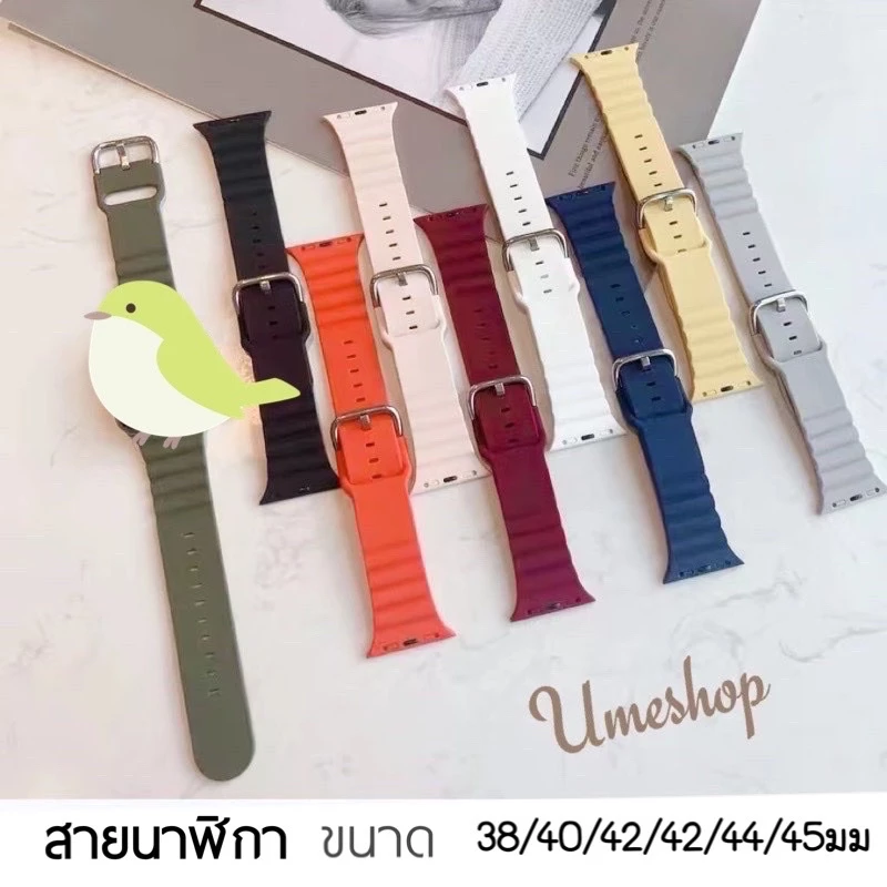 สําหรับแอปเปลวอช สายนาฬิกา ultra11 10 9 8 7 6 se 5 4 3 สายหนัง ขนาด 38/40/41/42/44/45/46/49มม strap ปรับง่าย Nim