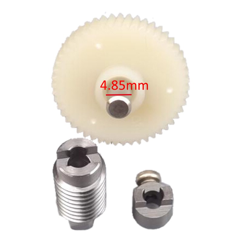 Metal Worm Wheels  Plastic Gear Reducers Reductions Gearset for DIY Accessories 