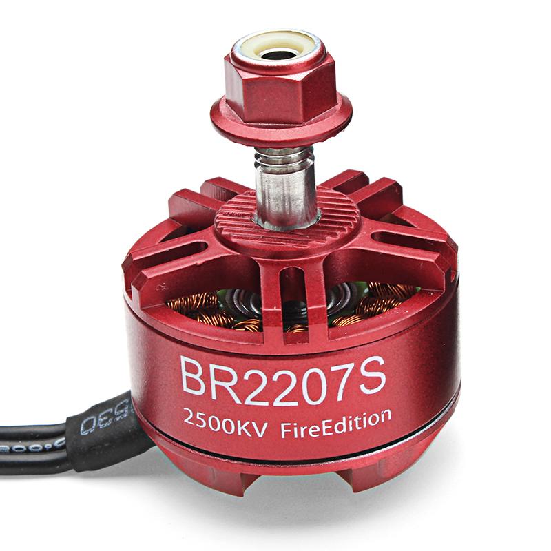 มอเตอร์Racerstar 2207 Br 207 S Fire Edition 1600 Kv 3-6 S ไม่มีใบพัด