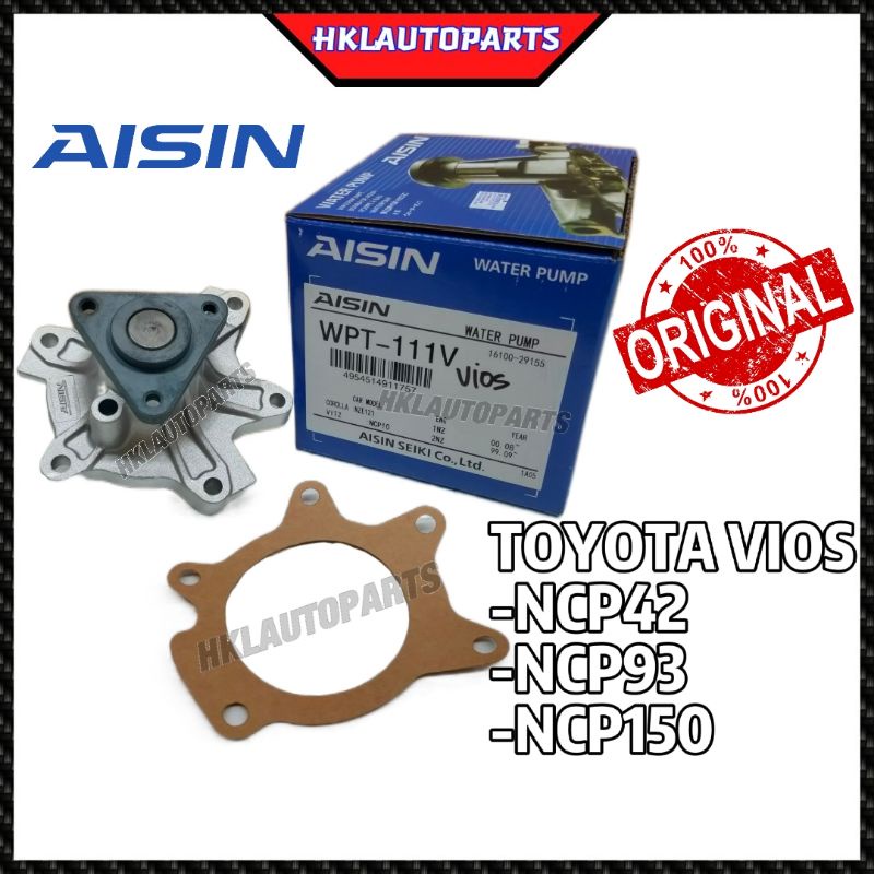 AISIN TOYOTA VIOS NCP42 NCP93 NCP150 ปั้มน้ํา