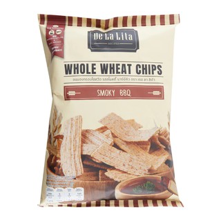 เดอลาลิต้าขนมอบกรอบโฮลวีตรสสโมคกี้บาร์บีคิว 70กรัม De La Lita Whole Wheat Biscuits Smokey BBQ 70g.