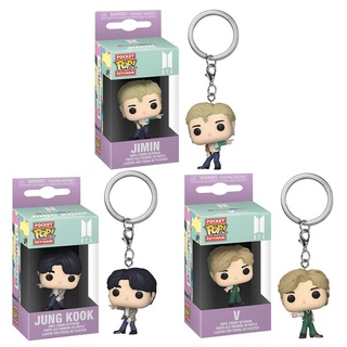 BTS Keychain Funko Pop Vinyl Action Figures Keychains JUNG KOOK/V/JIMIN