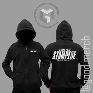 เสื้อกันหนาว มีฮู้ด มีซิป ลายวันพีช STAMPEDE