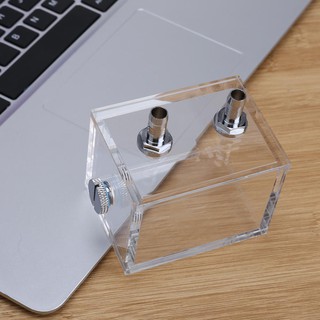 Wi New☍PC Water Tank Cooling System+2pcs Tube Connecters 1pc Block