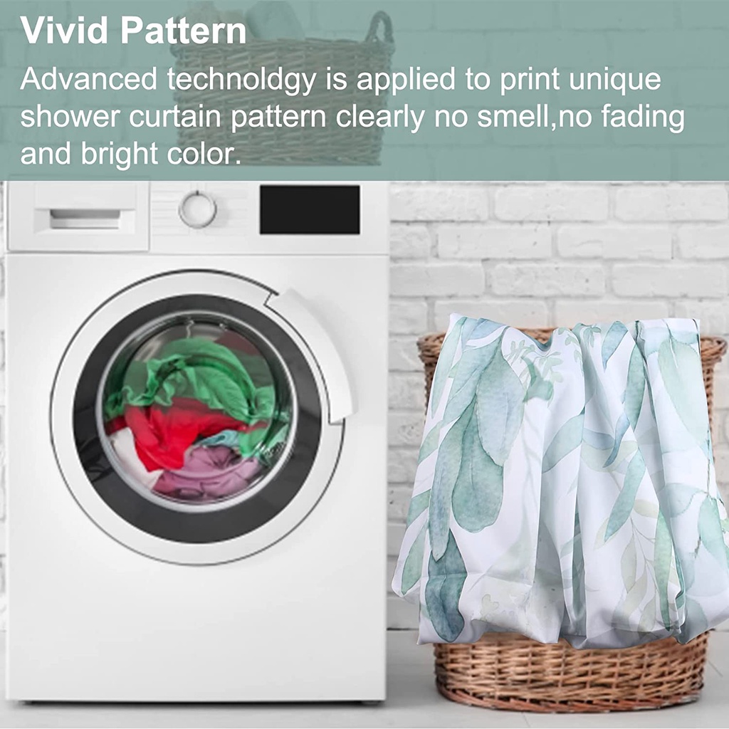 แนะนำ ผ้าม่าน ผ้าม่านห้องน้ำ ม่านห้องน้ำ ขนาดใหญ่ 180X180cm มีห่วงตะขอ12ตัว ม่านอาบน้ำพลาสติก กันน้ำ bath curtain_buildmaster ราคาพิเศษ มีเก็บเงินปลายทาง