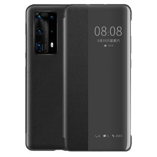 เคสหนังสำหรับ Huawei P40 Pro Plus P50 Pro P60 Pro Pura 70 Pro Plus 70Ultra 80 Pro Plus 80Ultra ฝาพับแบบมีหน้าต่างอัจฉริยะ