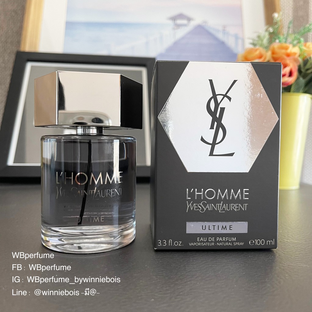 น้ำหอมแท้100% Yves Saint Laurent L'Homme ULTIME EDP 100 ml. TESTER