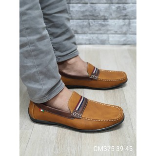 CM375รองเท้าหนังลำลองผู้ชายเย็บพื้นไซส์39-45มี3สี