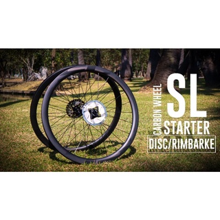 ⚡ล็อตใหม่ 2022 ล้อเสือหมอบ CARBON SL STARTER ขอบงัด38, 40,50/Rim brake/disc brake