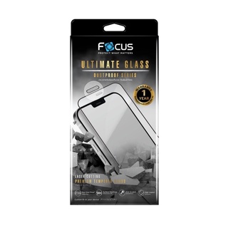 *ประกัน1ปี* Focus กระจกเต็มจอ Ultimate Glass Dust Proof กันฝุ่นลำโพง สำหรับ iPhone 13ProMax 13Pro 13 12 Pro Max 12 Pro