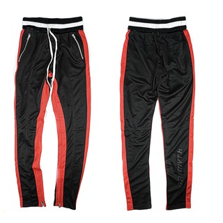 กางเกงTRACK PANTS ดำแถบแดง GM-TP-02