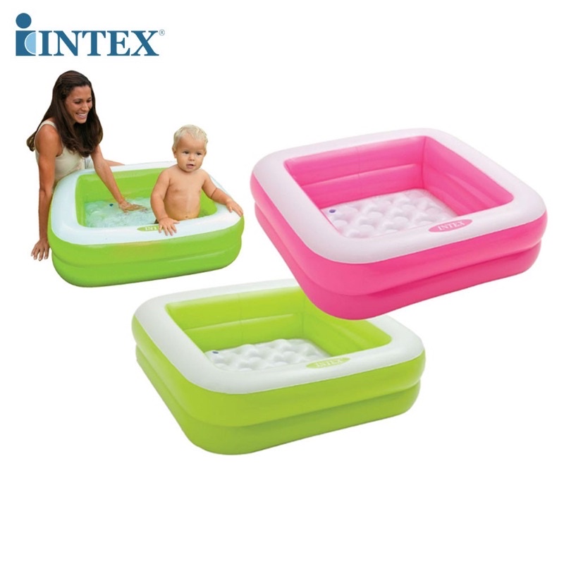 INTEX สระน้ำเป่าลม สระน้ำเด็กเล็ก Play Box Pools คละสี รุ่น 57100