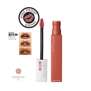 Maybelline Super Stay Matte Ink เมย์เบลลีน ซุปเปอร์ สเตย์ แมท อิงค์ #70