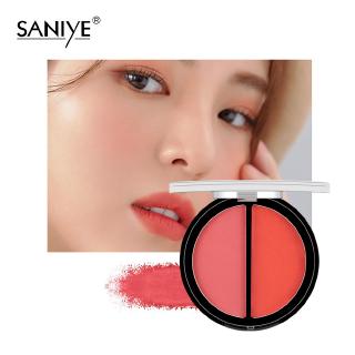 (SANIYE) บลัชออน  2 สี ปัดแก้ม แต่งหน้า กันน้ำ E0222