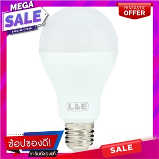 หลอด LED L&amp;E Bulb 15 วัตต์ WARMWHITE E27 หลอดไฟ LED LED BULB L&amp;E 15W WARMWHITE E27