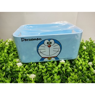 กล่องเหลี่ยมใหญ่ (มีช่องจับ) ลายลิขสิทธิ์แท้ Doraemon (DRA2117070E-001)