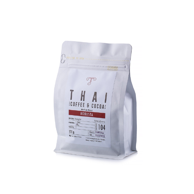 TCC กาแฟ โรบัสต้า Robusta  ( 250 g.) คั่วกลาง,คั่วเข้ม