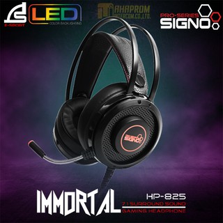 Signo Pro-Series HP-825 Immortal หูฟังเกมมิ่ง 7.1 น้ำหนักเบา.