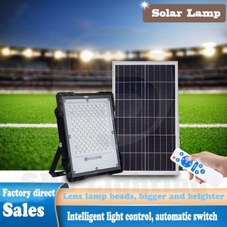 Outdoor Solar Light 500W ไฟสปอร์ตไลท์ กันน้ำ ไฟ Solar Cell ไฟ led โซล่าเซลล์ ไฟสปอร์ตไลท์โซล่าเซ