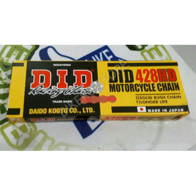 DID DID โซ่ G&G Heavy Duty 428 428hd ทอง