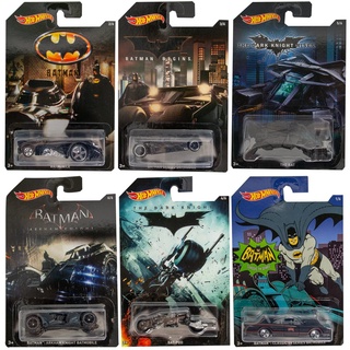 โมเดลรถเหล็ก Hot wheels ชุด Bat man ครบชุด 6คัน ลิขสิทธิ์แท้100% Hotwheels