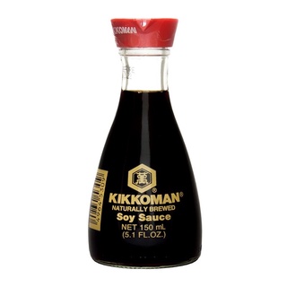 (ส่งเร็ว)โชยุ Kikkoman Soy Sauce Table Bottle คิคโคแมน  ซอสถั่วเหลือง โชยุ แบบตั้งโต๊ะ 150 mL