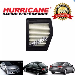 Hurricane กรองอากาศ สเตนเลส civic2006-2011 (FD) เครื่อง 1.8