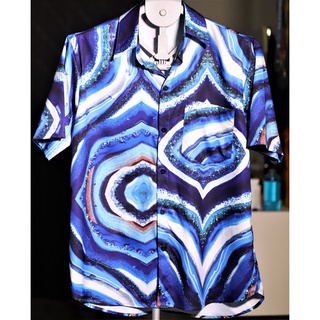 เสื้อฮาวาย ไซส์ใหญ่ อก 46-48" ผ้าไหมอิตาลีเกรดพรีเมี่ยม