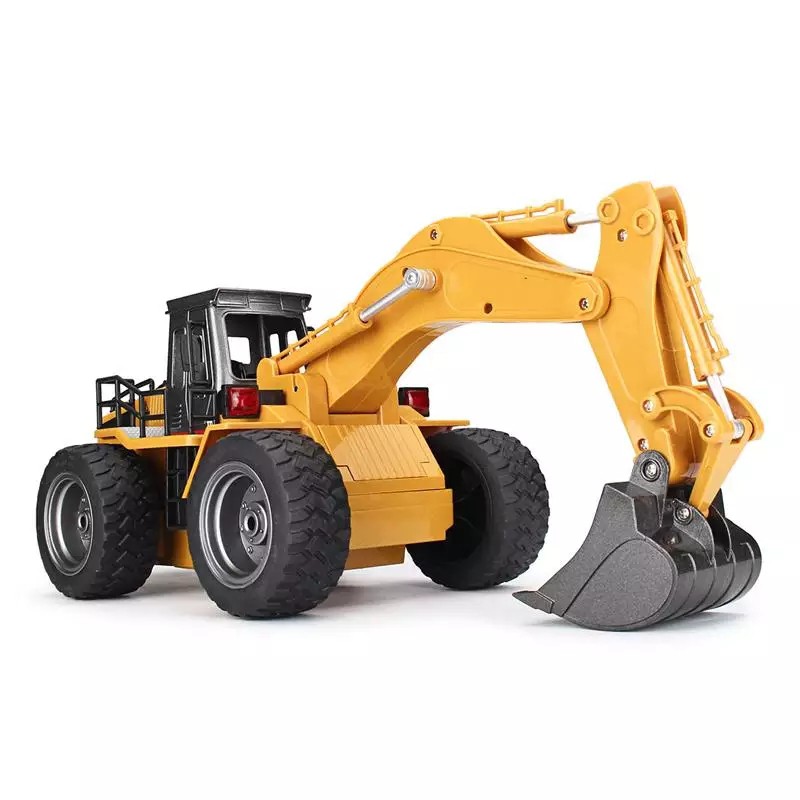 รถตักดินบังคับ Huina 6 CH Excavator ขนาด 1:18 และรถดั้ม Huina (ของแท้จาก Huina)