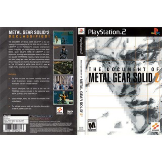 THE DOCUMENT OF METAL GEAR SOLID 2 [PS2 US : DVD5 1 Disc]