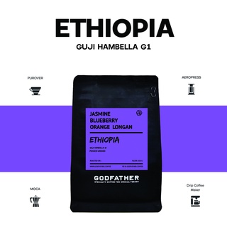 เมล็ดกาแฟ คั่วอ่อน Ethiopia Hambela G1 Washed Organic