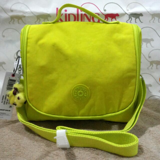 Kipling Kichirou Lunch Bag สี Honey Dew