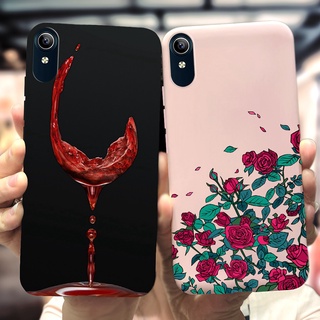 เคสโทรศัพท์มือถือแบบนิ่ม ลายดอกไม้แก้วไวน์ หรูหรา สําหรับ Vivo Y91C 2020 Y1s 1929 Y90 1908 1823 1820 Y91C