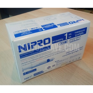 ไซริ้​ง​นิโปร​ nipro 3cc,5cc,10cc,20cc, 50cc,50ccหัวให้อาหารfeed ราคา​ยกกล่อง กระบอกฉีดยา (Syringe​ nipro)​