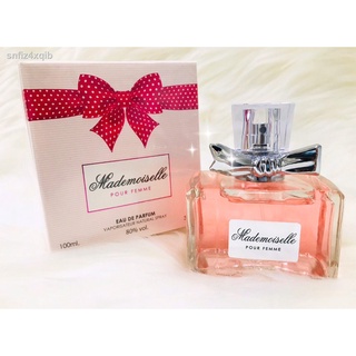 น้ำหอมผู้หญิง MB PARFUMS MADEMOISELLE ขนาด 100 ML.  กลิ่นหอมหวานสดใสจากบรรดาดอกไม้ อ่อนโยน สไตล์สาวหวาน คุณหนูๆ