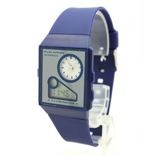 Zilin Watch นาฬิกาผู้หญิงและเด็ก สายยาง 2 ระบบ เข็มและDigital - Z0004 (Blue)