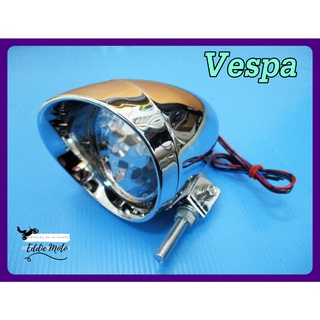 VESPA HEADLIGHT ACCESSORIES dia. 8.5 cm.  // ไฟหน้ามอสแต่งหล่อ กลมเล็ก 8.5 cm สินค้าคุณภาพดี