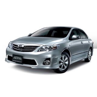 Altis 08-13  สติ๊กเกอร์ Carbon 6D สำเร็จรูป กันรอย และเพื่อความสวยงาม Toyota Altis 08-13