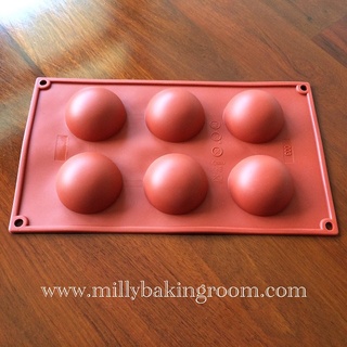 Half Spheres Silicone Mold 6 cm พิมพ์ซิลิโคนครึ่งวงกลม6cm