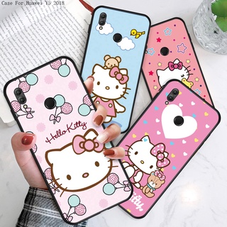 Huawei Y9S Y9 Y6 Y5 Prime 2018 Pro 2019 หัวเว่ย สำหรับ Case Lovely Cute Cat เคส เคสโทรศัพท์ เคสมือถือ