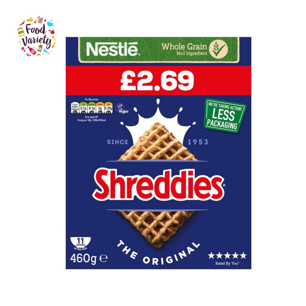 Nestle Shreddies Original Cereal 460g