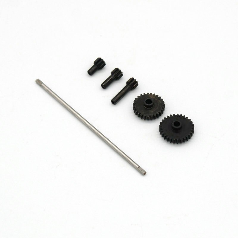 1:28 RC ลดเกียร์,ด้านหน้าและด้านหลังเกียร์สําหรับ Wltoys K989 K979 K989 P939 ยุงรถอะไหล่อัพเกรด