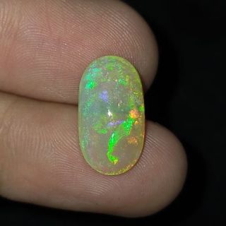 พลอย โอปอล ออสเตรเลีย ธรรมชาติ แท้ ( Natural Solid Crystal Opal Australia ) หนัก 4.86 กะรัต